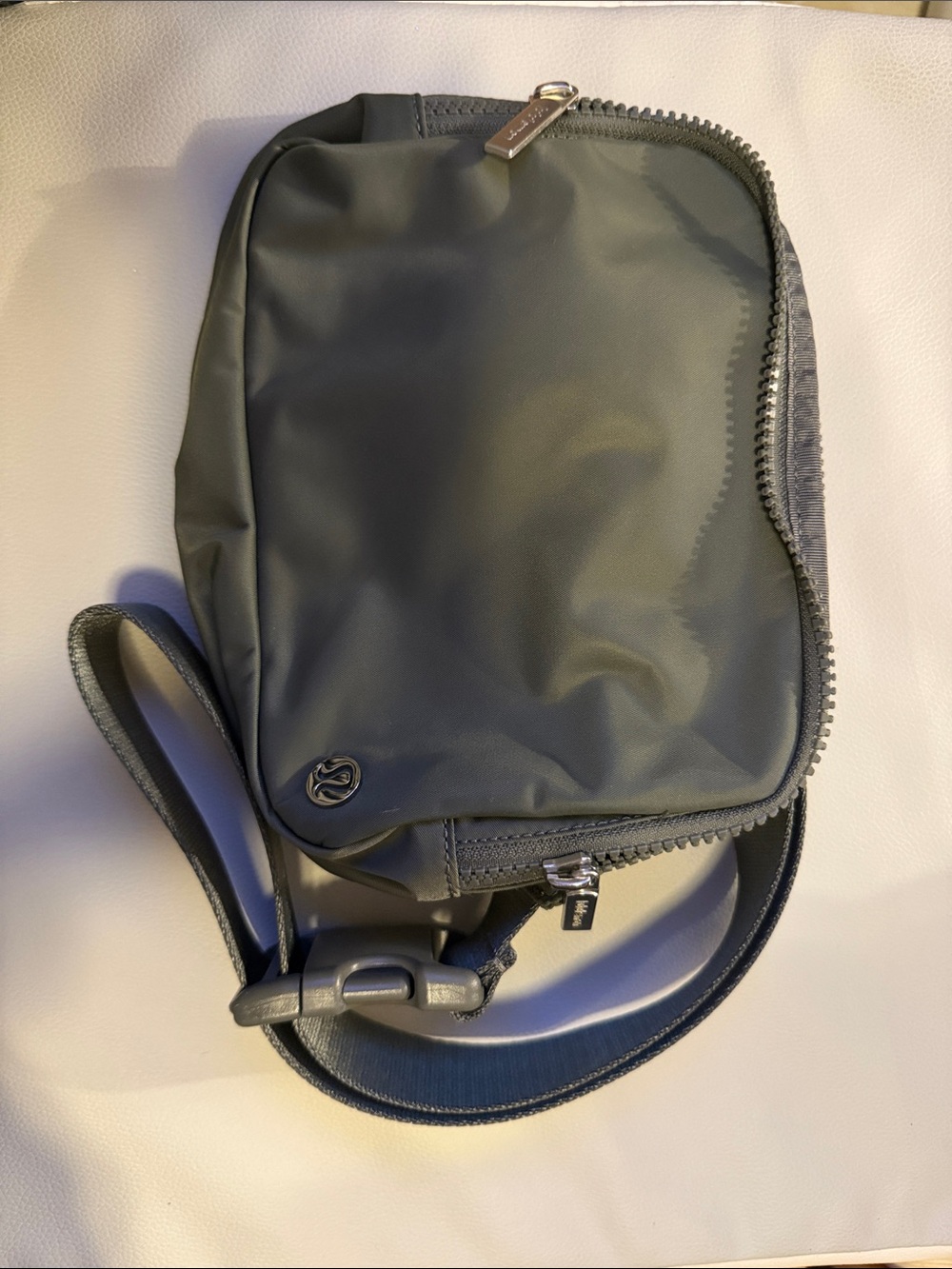 lululemon athletica large Gray-Green Sling Belt Bag